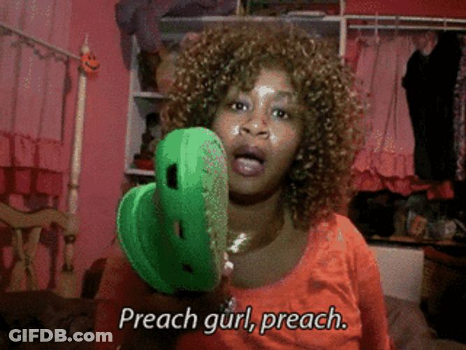 Preach Girl Preach Slippers GIF