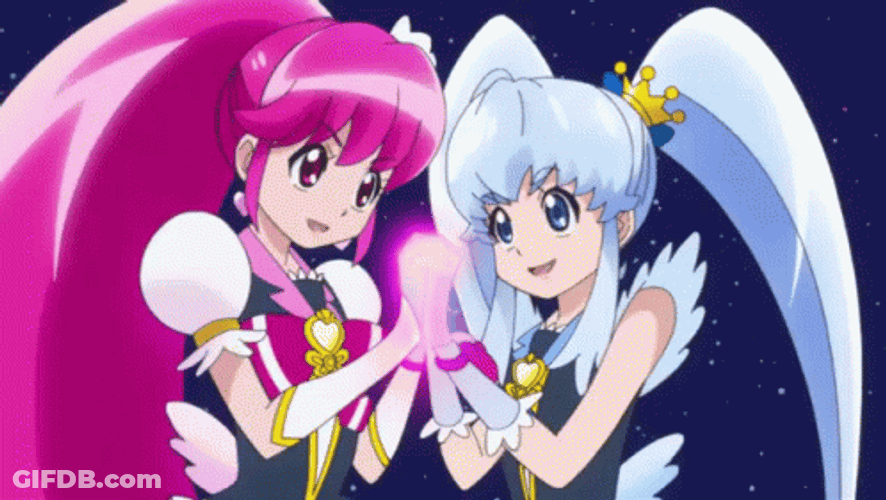 Precure Happiness Anime Explosion GIF