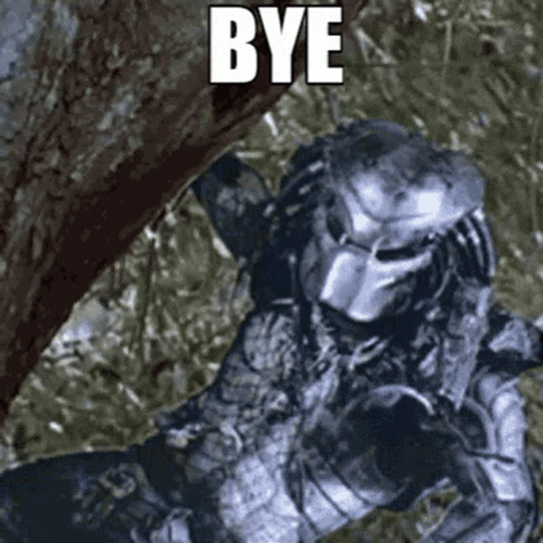 Predator Bye Invisible Camouflage GIF