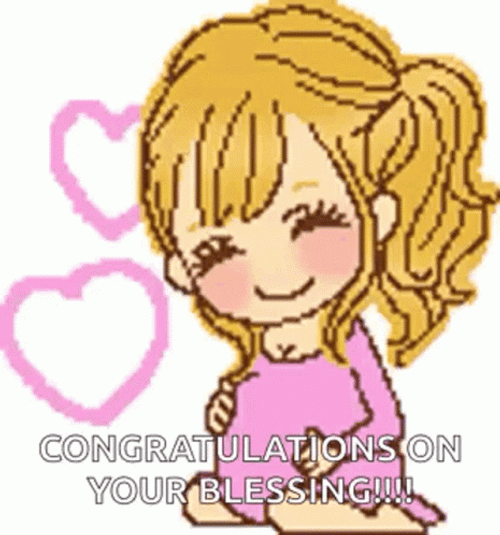 Pregnancy Congratulations Animated Greeting GIF