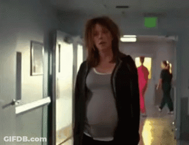 Pregnancy Scrubs Jordan Sullivan Angry Walk GIF