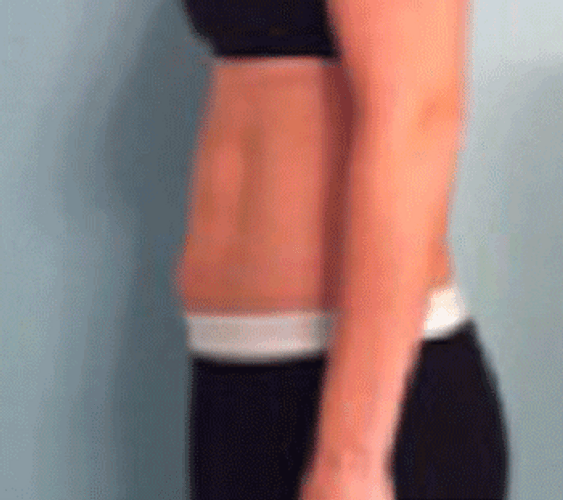 Pregnant Growing Belly GIF