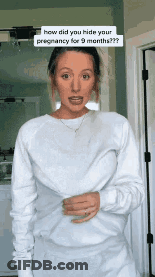 Pregnant How Did You Hide GIF