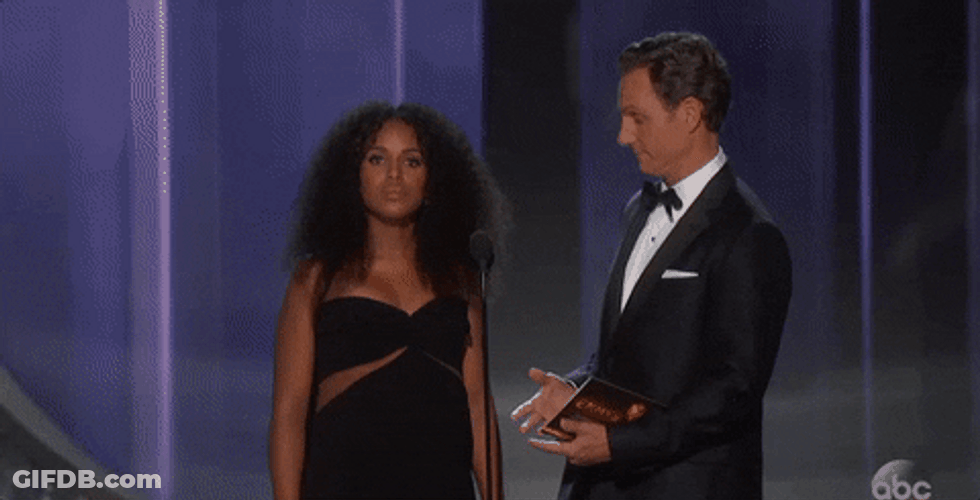 Pregnant Kerry Washington Hands On Hips GIF