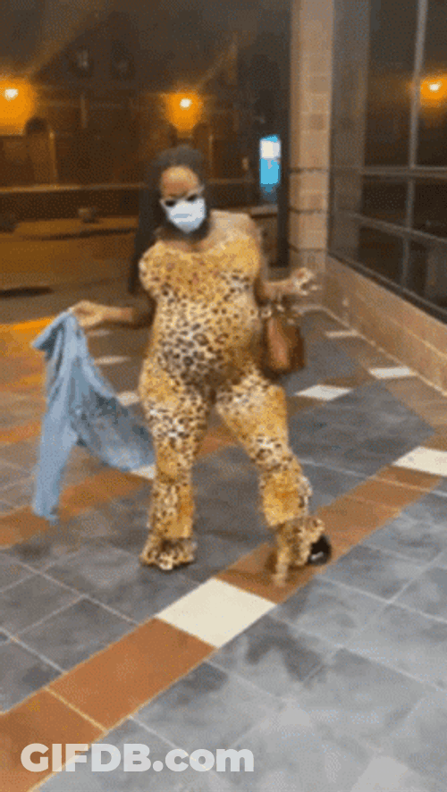 Pregnant Lady Dancing GIF