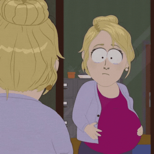 Pregnant Strong Woman South Park GIF