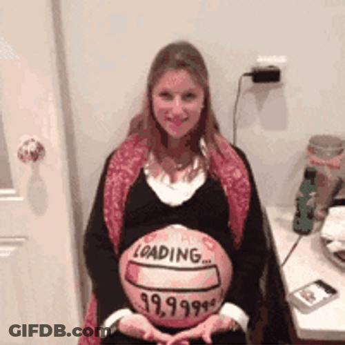 Pregnant Time-Lapse GIF