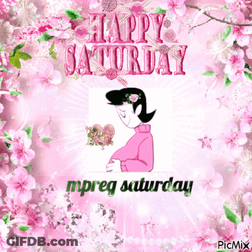 Pregnant Woman Happy Saturday GIF