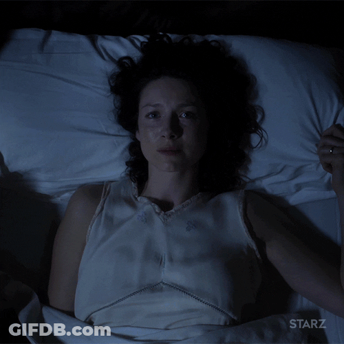 Preoccupied Woman Cant Sleep GIF