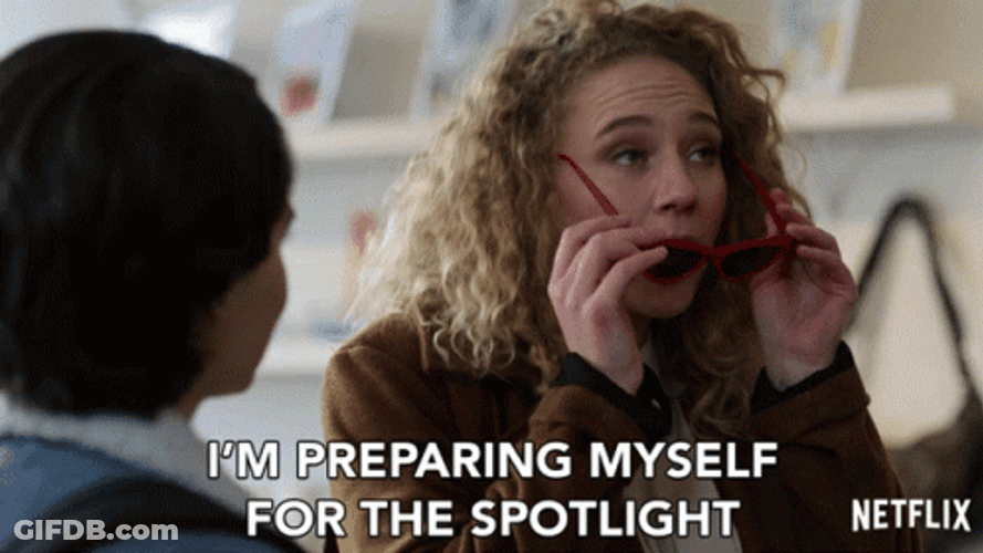 Preparing Myself For The Spotlight GIF