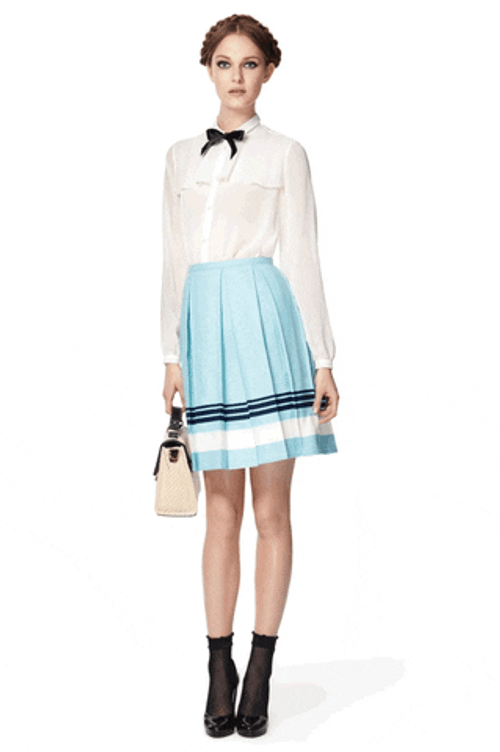 Preppy Fashion Model GIF