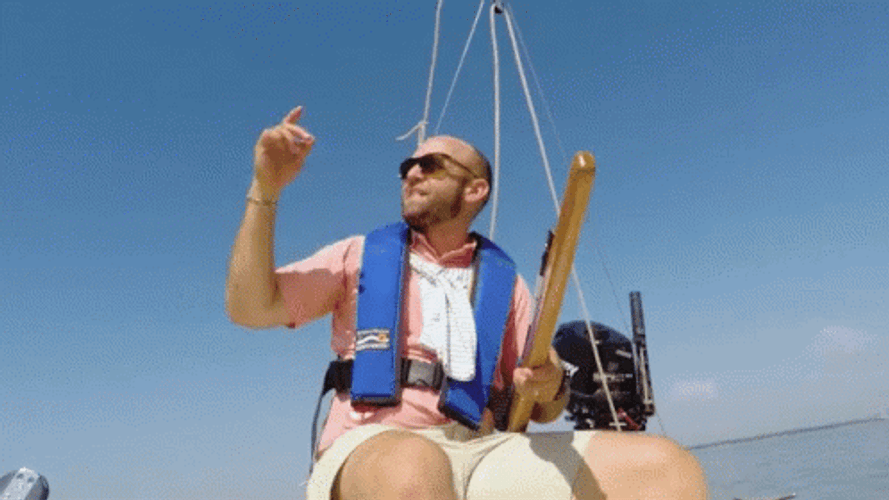Preppy Man Licks Finger GIF