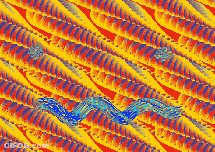 Preppy Smiley Face Trippy GIF