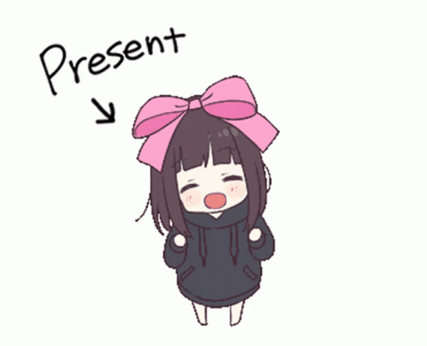 Present Spinning Cute Anime Girl GIF