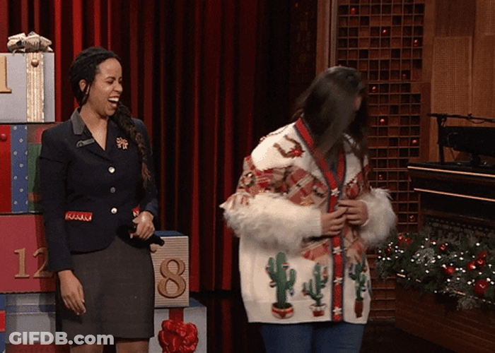 Presenting An Amazing Ugly Sweater GIF