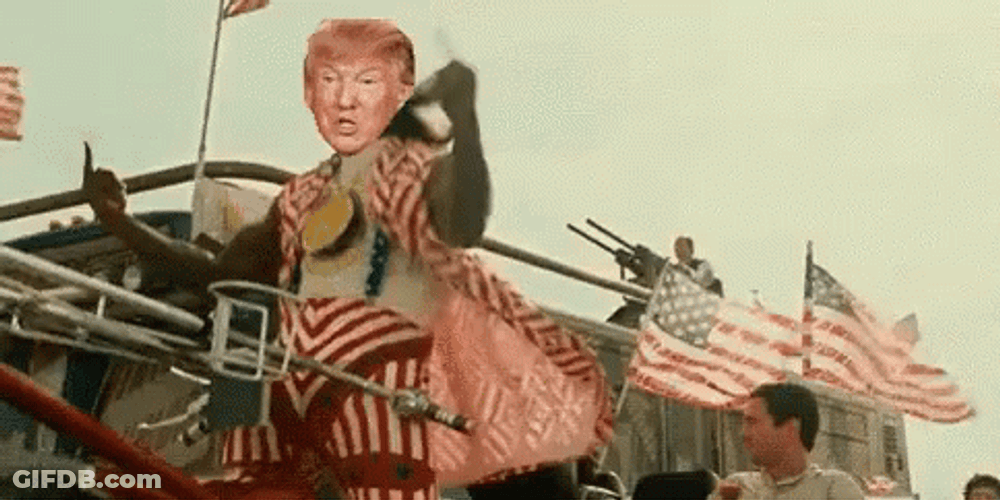 President Camacho Donald Trump Head GIF