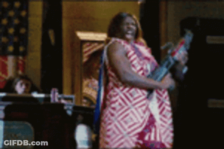 President Camacho Machine Guns GIF