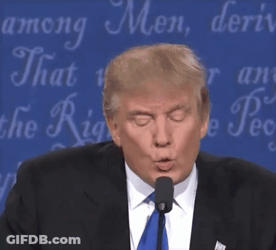 President Donald Mad Trump Wrong GIF