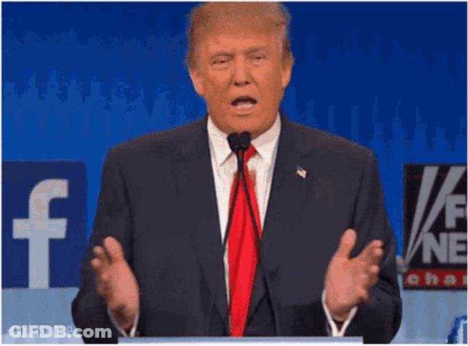 President Donald Trump Wrong Explaining GIF