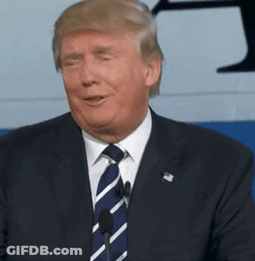 President Donald Trump Wrong Funny Facial Expressions GIF
