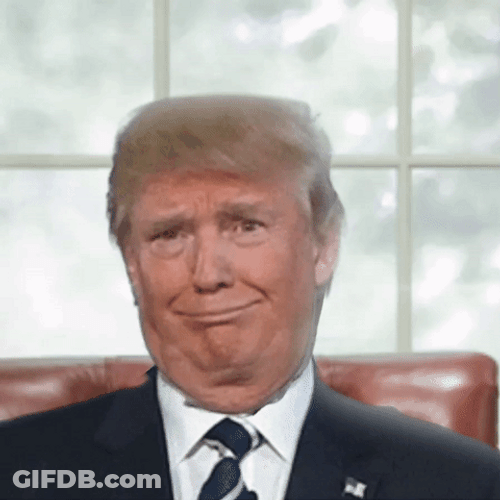 President Donald Trump Wrong Funny Tongue Reaction GIF
