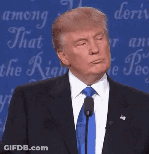 President Donald Trump Wrong Saying Closer GIF