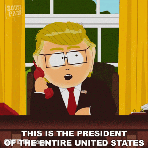 President Garrison South Park Animation GIF