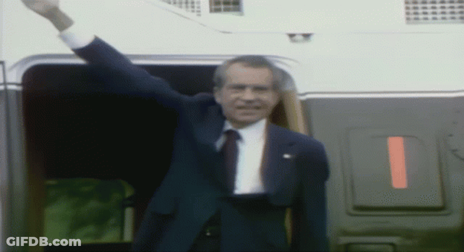 President George W Bush Waving GIF