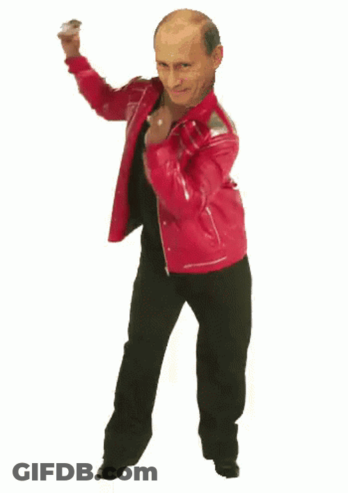 President Vladimir Putin Dancing Meme GIF