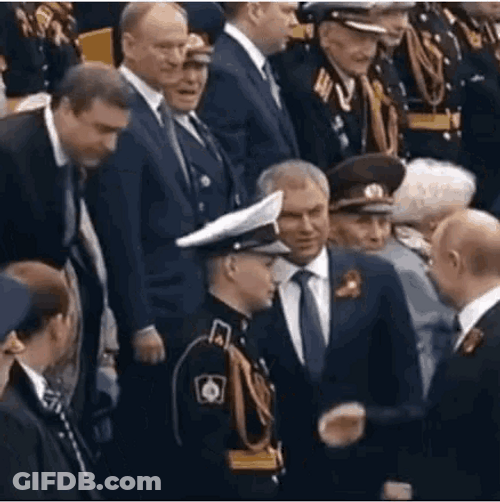 President Vladimir Putin Kapitan Danko Hand Shakes GIF
