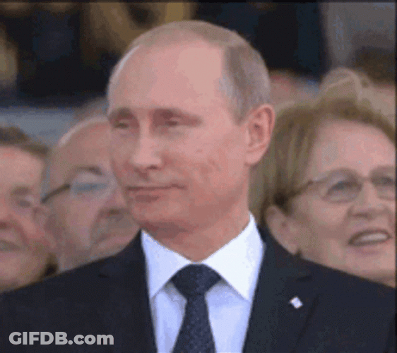 President Vladimir Putin Nodding GIF