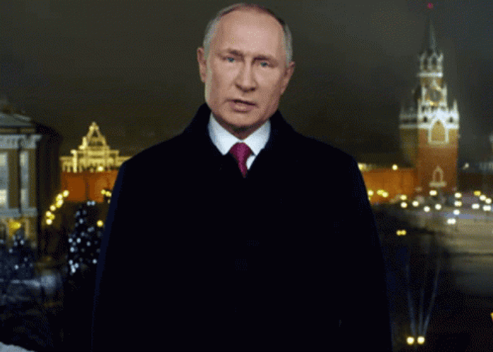President Vladimir Putin Seriously Speaking At Night GIF