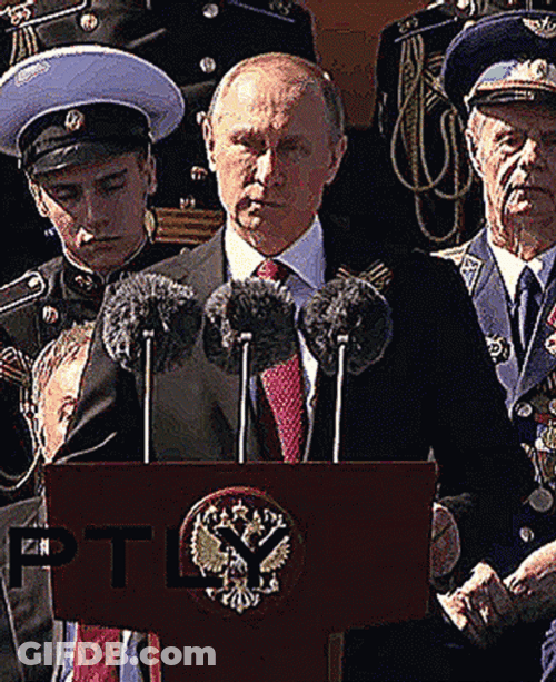 President Vladimir Putin Speaking GIF