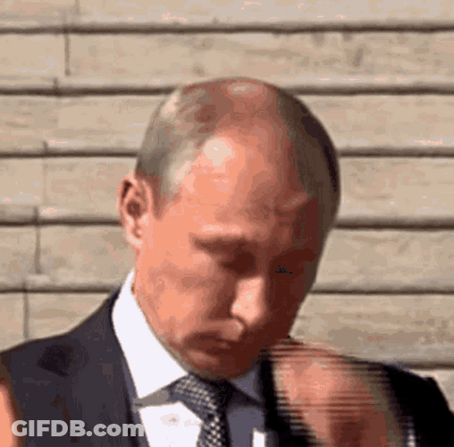President Vladimir Putin Wiping Tear GIF