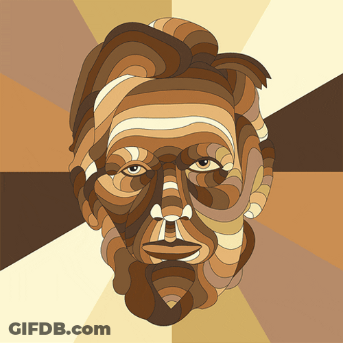Presidents Day Abraham Lincoln Animated GIF