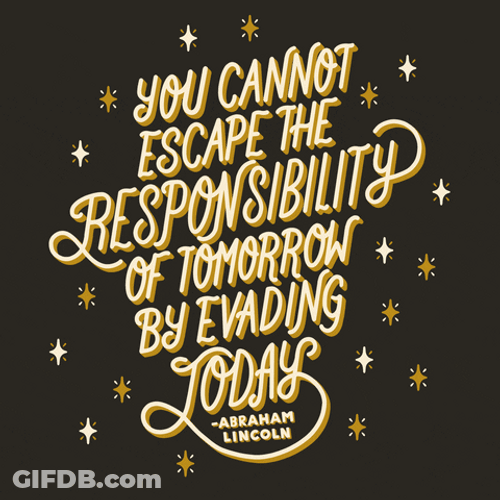 Presidents Day Adam Lincoln Saying GIF