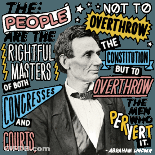 Presidents Day Creative Vector GIF