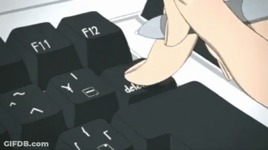 Press Delete Now GIF