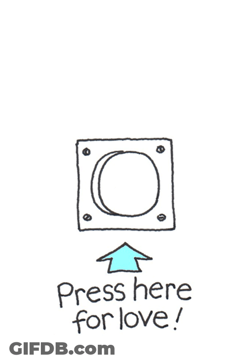 Press Here For Romance Button GIF