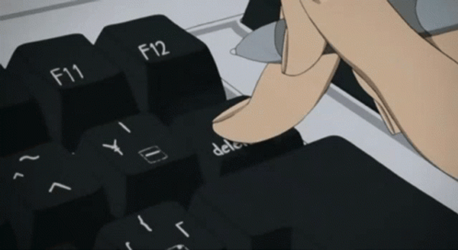 Pressing Delete Easy Button GIF