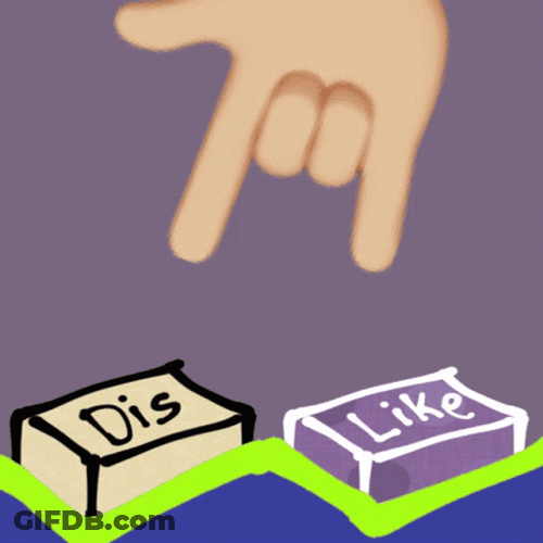 Pressing Dislike Button Again And Again GIF