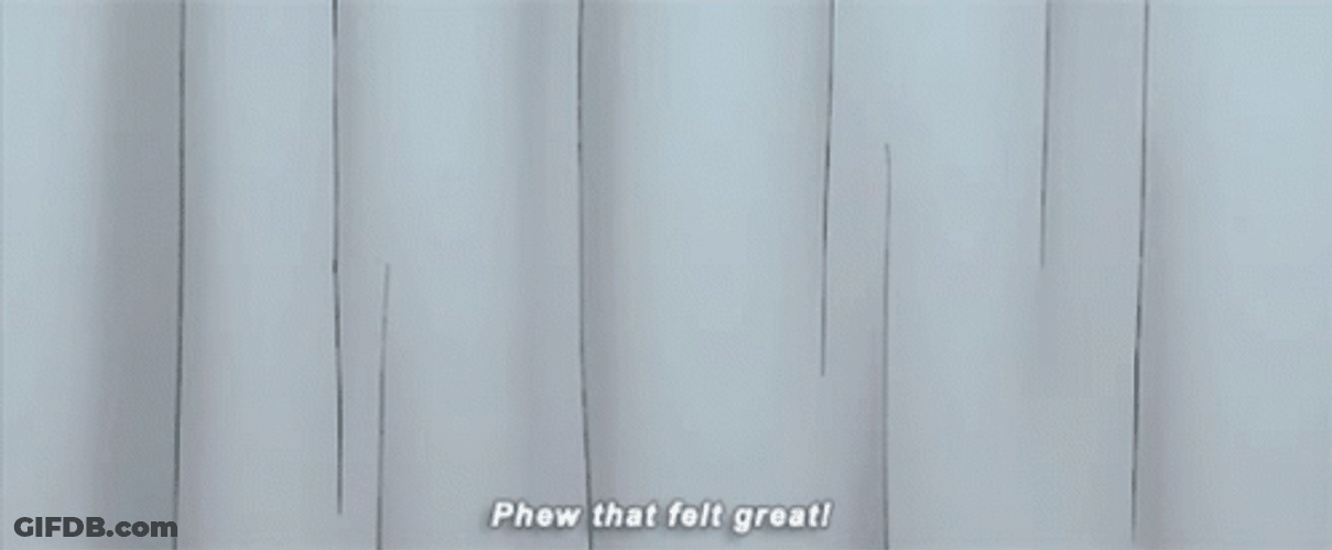 Pretty Anime Girl Phew GIF