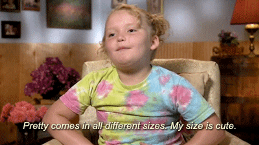 Pretty Comes In Sizes Honey GIF