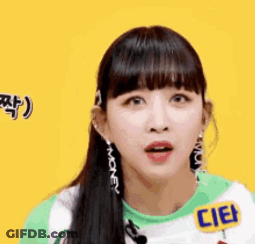 Pretty Dita Karang Surprised Face GIF