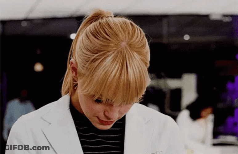 Pretty Emma Stone Looking Up GIF