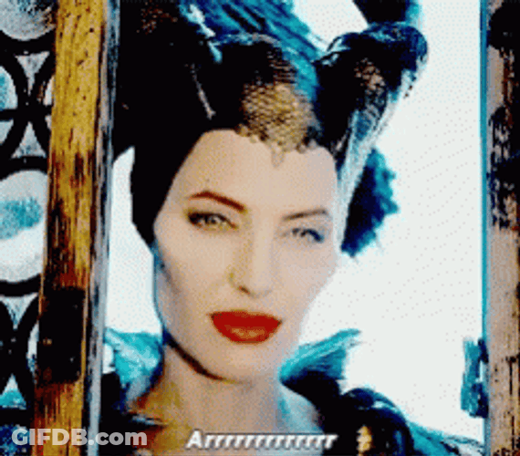 Pretty Evil Mistress Maleficent Roaring GIF