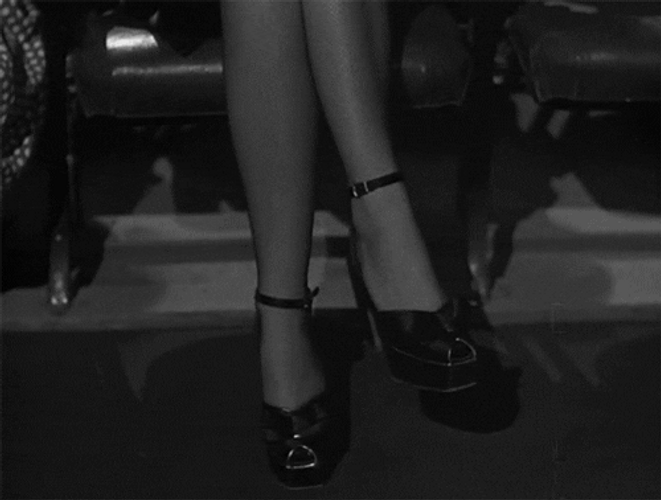 Pretty Face Hidden Bush Shoe GIF