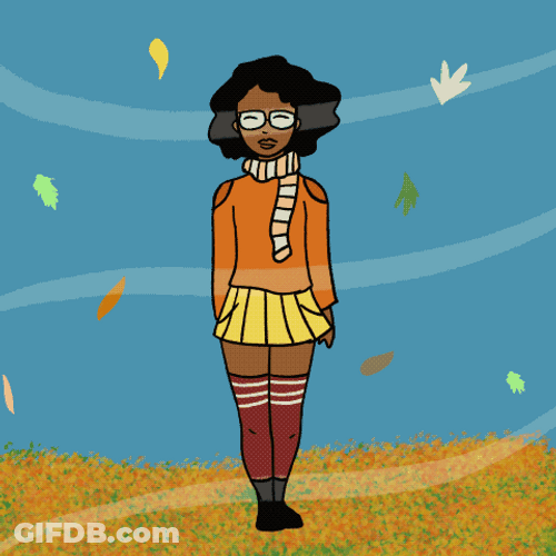 Pretty Girl Autumn Fall Season GIF