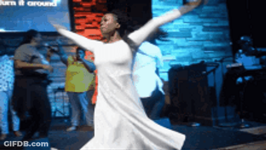 Pretty Girl Believer Praise Dance GIF