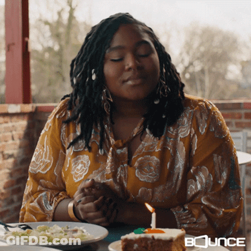 Pretty Girl Blow Her Cake Happy Birthday Queen GIF